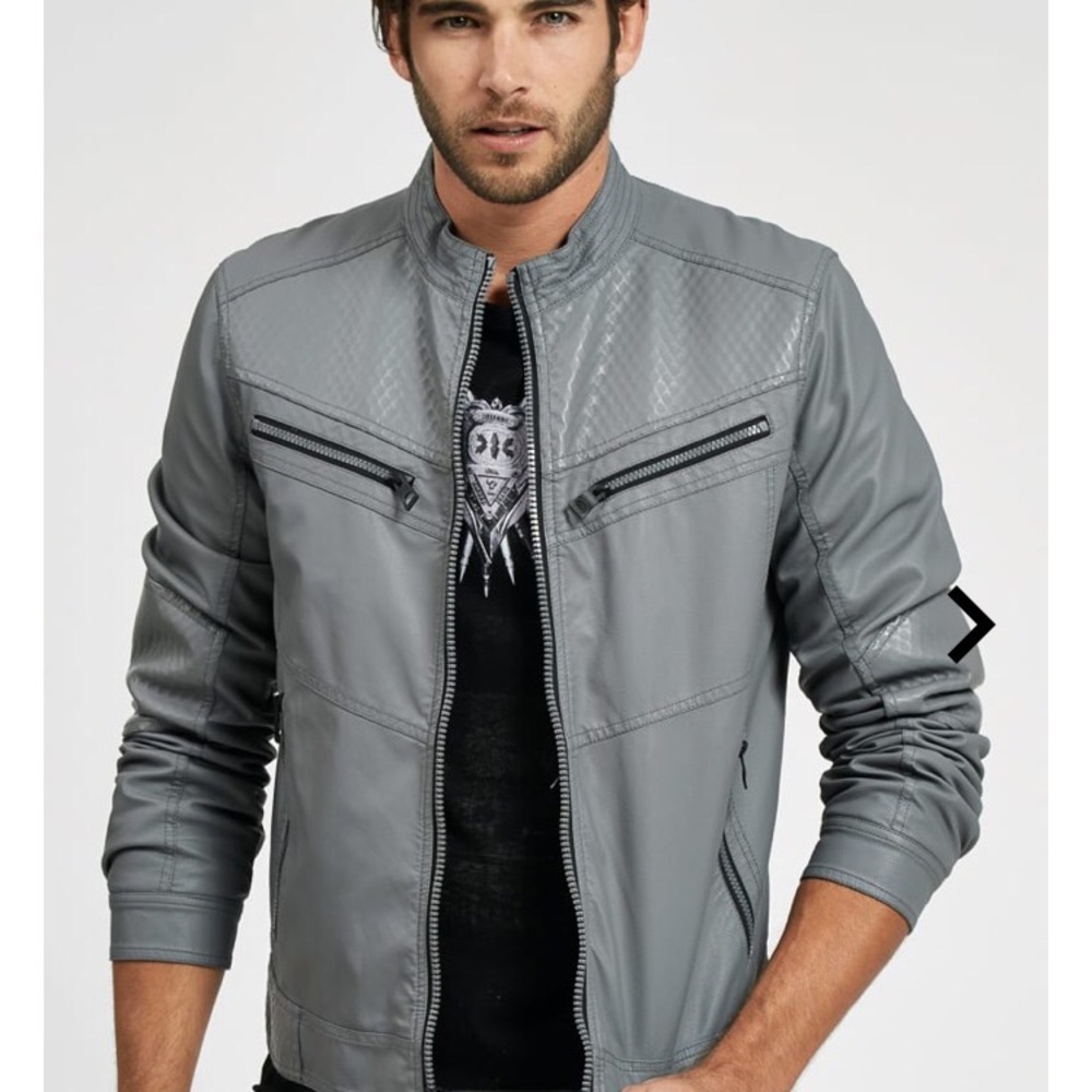 Textured Zipper Jacket - Picture 3 of 10